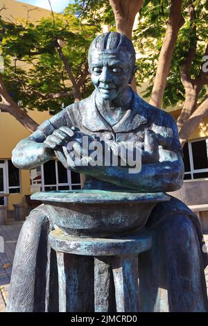 Centre-ville hystorical d'Agueimes à Gran Canaria. Las Palmas, Grande Canarie, Îles Canaries, Espagne Banque D'Images