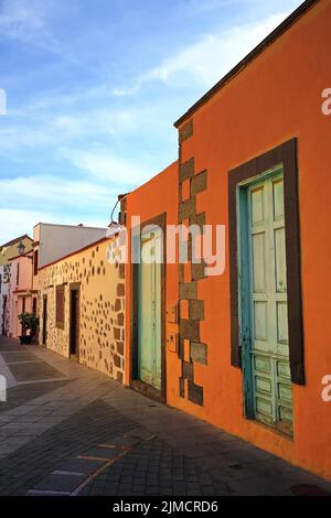 Centre-ville hystorical d'Agueimes à Gran Canaria. Las Palmas, Grande Canarie, Îles Canaries, Espagne Banque D'Images