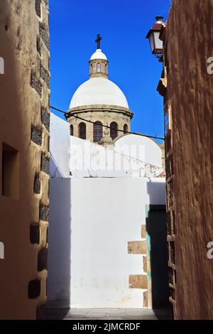 Centre-ville hystorical d'Agueimes à Gran Canaria. Las Palmas, Grande Canarie, Îles Canaries, Espagne Banque D'Images