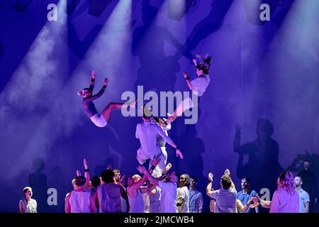 Edinburgh, Écosse, Royaume-Uni, 04 août 2022. MACRO à BT Murrayfield dans le cadre du Festival international d'Édimbourg. Credit sst/alay Live News Banque D'Images