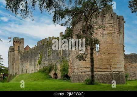 Château de Caldicot, Caldicot, Monbucshire, pays de Galles Banque D'Images