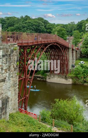Iron Bridge, Telford, Shropshire, Angleterre Banque D'Images