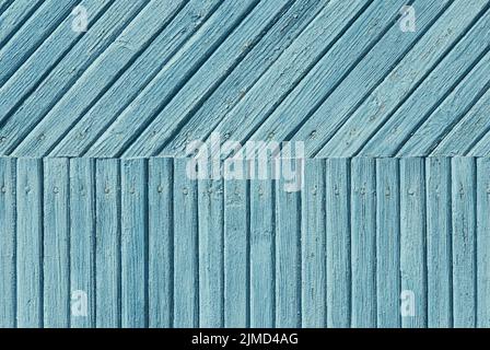 Bleu sombre arrière-plan abstrait de planches en bois avec texture de peinture fissurée Banque D'Images