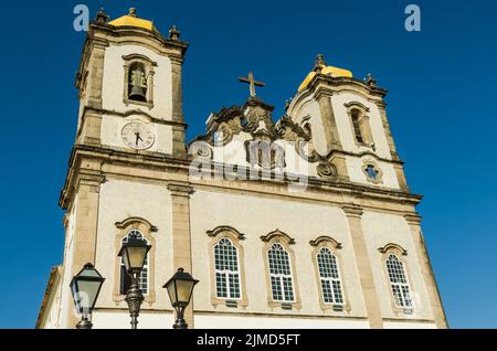 Belle Basilique du Seigneur de Bonfim à Salvador au Brésil Banque D'Images