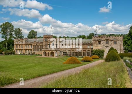 Abbaye et jardins de Forde, Chard, Somerset, Angleterre Banque D'Images