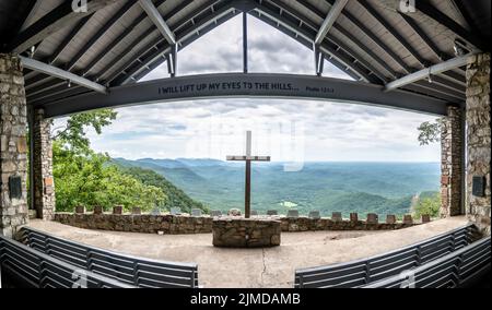 Jolie chapelle d'endroit près de Greenville en Caroline du Sud Banque D'Images