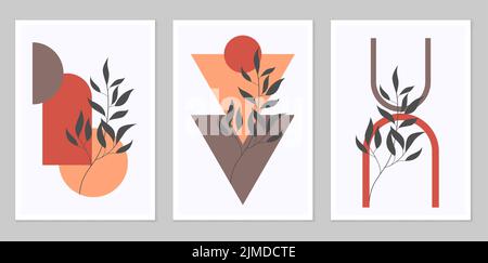 Abstraction. Ensemble de collections graphiques abstraites. Illustration de Vecteur