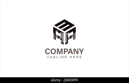 Lettre MAA logo, trois lettres logo, Alphabet M A A Hexagon forme Vector Icon Template Illustration de Vecteur