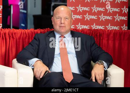 Dallas, TX - 5 août 2022: L'ancien procureur général par intérim des États-Unis Matthew Whitaker assiste à la conférence du CPAC Texas 2022 à Hilton Anatole Banque D'Images