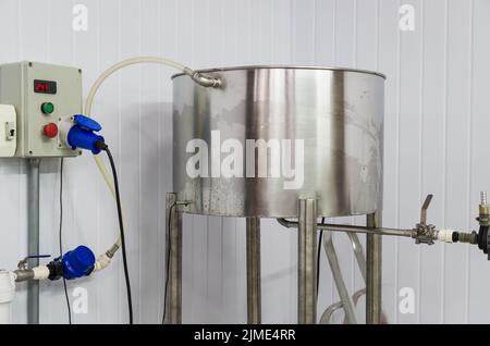 Équipement de production de bière artisanale, équipement de bière à domicile, Banque D'Images