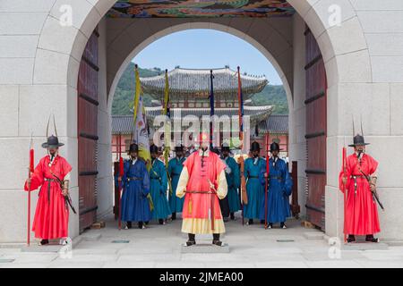 Séoul, Corée du Sud, 1st, août 2014, Festival traditionnel de Corée du Sud Banque D'Images