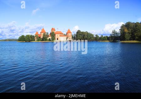 Le château d'eau Trakai en Lituanie, États baltes, europe Banque D'Images