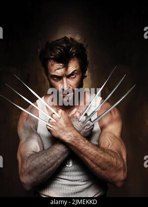 HUGH JACKMAN dans X-MEN ORIGINES: WOLVERINE (2009), réalisé par GAVIN HOOD. Crédit: 20th CENTURY FOX / Album Banque D'Images