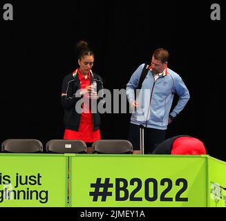 NEC Birmingham, Birmingham, Royaume-Uni. 5th août 2022. Jeux de richesse commune : tennis de table Manika Bathra (image de crédit : © Seshadri Sukumar/ZUMA Press Wire) Banque D'Images