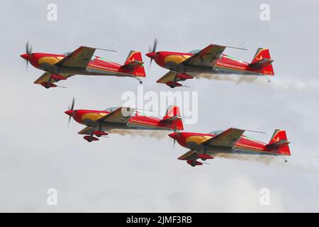 Les Royal Jordanian Falcons à la RIAT 2022, Fairford, Royaume-Uni Banque D'Images