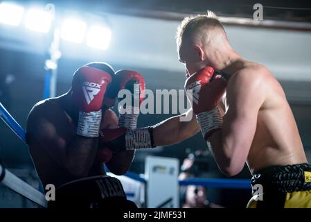 Black Flash Boxing, Grand Central, Liverpool - 04.09.2021 Banque D'Images