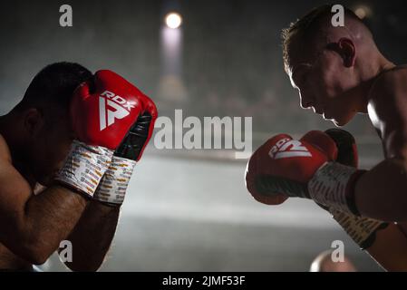 Black Flash Boxing, Grand Central, Liverpool - 04.09.2021 Banque D'Images