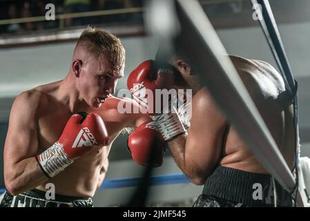 Black Flash Boxing, Grand Central, Liverpool - 04.09.2021 Banque D'Images