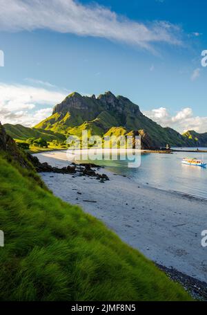 Une belle vue sur l'océan de Labuan dans les îles de Malaisie Banque D'Images