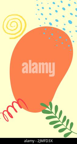 Tendance Histoire abstraite Art Templates pour les médias sociaux postes applications mobiles bannières Design et Web annonces Internet Résumé arrière-plan Illustration de Vecteur