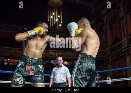 VIP Promotions, spectacle de boxe à Eventim Olympia, Liverpool - 03.09.2021 Banque D'Images