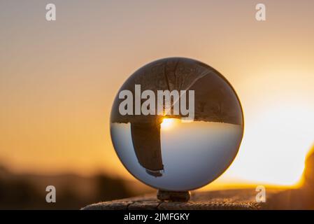 Photographie de Lensball Banque D'Images