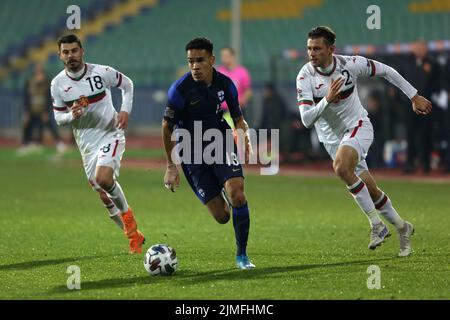 Bulgarie contre Finlande - Ligue des Nations de l'UEFA Banque D'Images