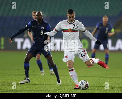 Bulgarie contre Finlande - Ligue des Nations de l'UEFA Banque D'Images