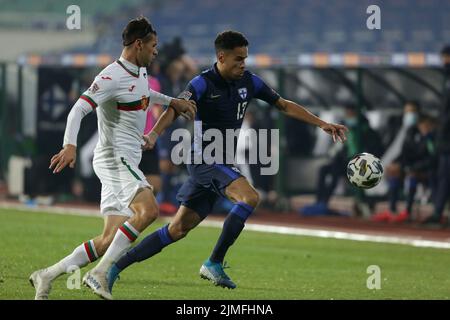 Bulgarie contre Finlande - Ligue des Nations de l'UEFA Banque D'Images