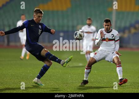 Bulgarie contre Finlande - Ligue des Nations de l'UEFA Banque D'Images