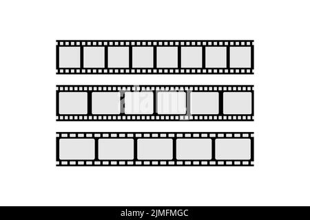 Film Stripes Collection Vector for Movie Cinema Productions Illustration de Vecteur