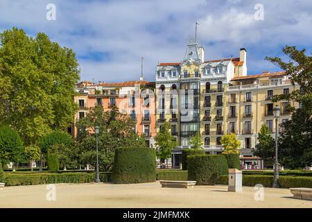 Plaza de Oriente à Madrid, Espagne Banque D'Images