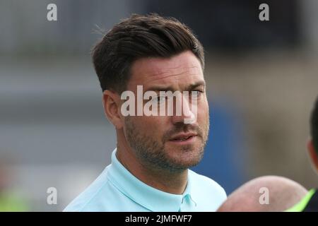 Johnnie Jackson, responsable de l'AFC Wimbledon, lors du match Sky Bet League 2 entre Hartlepool United et AFC Wimbledon à Victoria Park, Hartlepool, le samedi 6th août 2022. (Crédit : Robert Smith | ACTUALITÉS MI) crédit : ACTUALITÉS MI et sport /Actualités Alay Live Banque D'Images