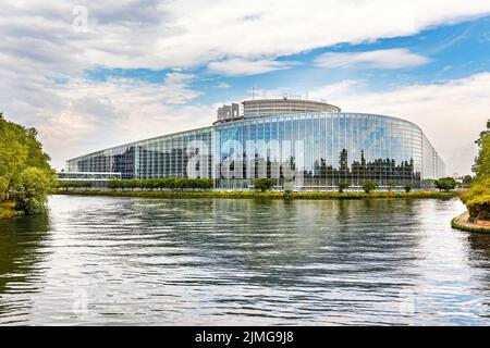 Parlement européen à Strasbourg, France Banque D'Images