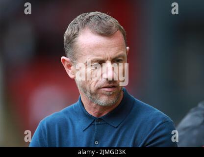 Sheffield, Angleterre, le 6th août 2022. Gary Rowett directeur de Millwall lors du match de championnat Sky Bet à Bramall Lane, Sheffield. Le crédit photo devrait se lire: Simon Bellis / Sportimage Banque D'Images