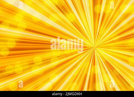 Bulles de soleil et rayons de soleil arrière-plan Banque D'Images