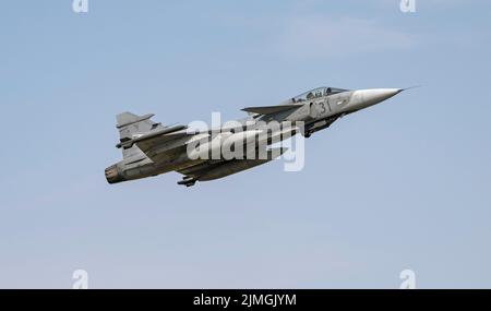 Hungarian Air Force, JAS 39C Gripen au Royal International Air Tattoo Banque D'Images