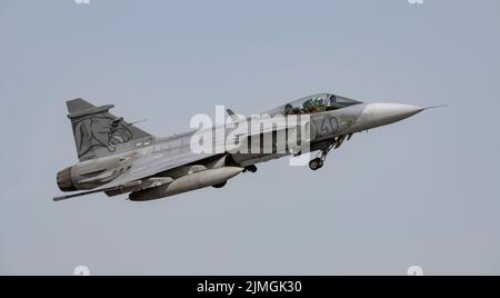 Hungarian Air Force, JAS 39C Gripen au Royal International Air Tattoo Banque D'Images