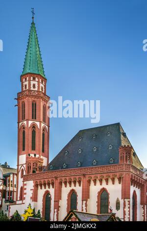 Vieille église Saint-Nicolas, Francfort, Allemagne Banque D'Images