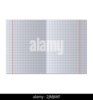 Papier pour carnet scolaire. Illustration vectorielle Illustration de Vecteur