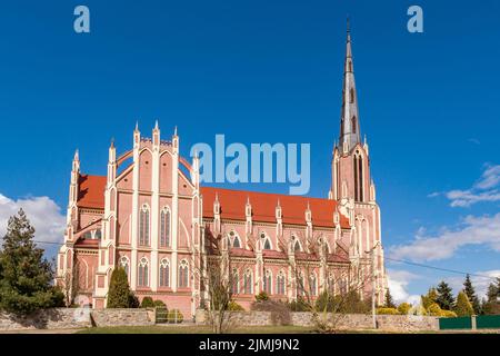 Gierviaty. Église de la Sainte Trinité est une église catholique romaine à Gierviaty, région de Grodno Banque D'Images