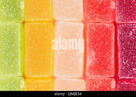 Photo plein format de bonbons en gelée colorés Banque D'Images