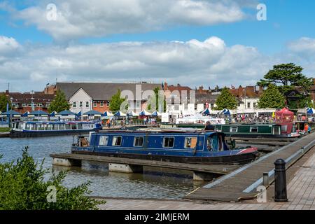 Stratford Marina, Stratford-upon-Avon, Warwickshire, Angleterre Banque D'Images