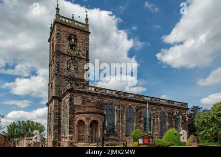 Église Saint-Alkmund, Whitchurch, Shropshire, Angleterre Banque D'Images