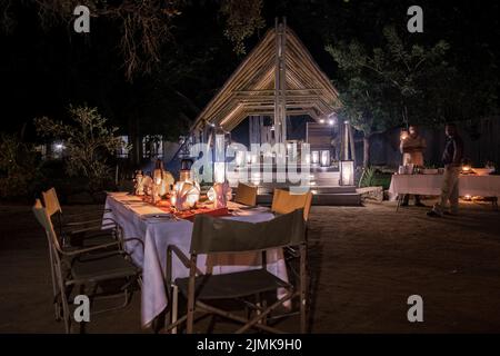 Safari Lodge de luxe en Afrique du Sud Banque D'Images