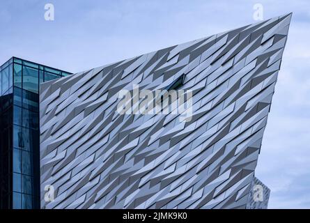 Attraction touristique Titanic Belfast, Belfast, Irlande du Nord, Royaume-Uni Banque D'Images