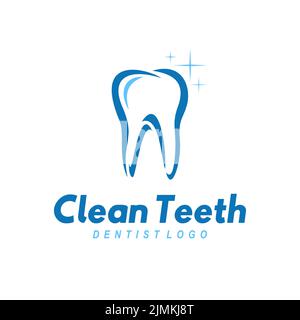 Dent minimaliste pour Dentis ou Clinic Design inspiration Illustration de Vecteur