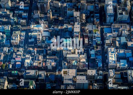 Vue aérienne de Shimomachi de Tokyo Sumida-ku Banque D'Images