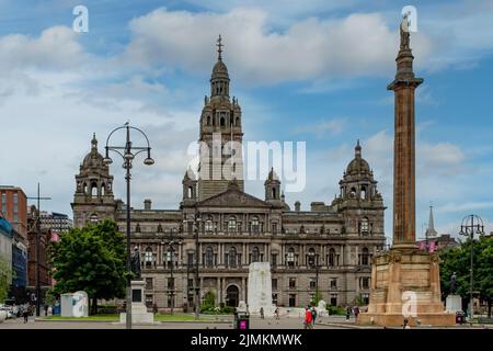 George Square, Glasgow, Ecosse Banque D'Images
