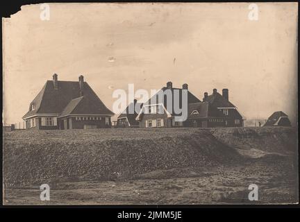 Poelzig Hans (1869-1936), usine chimique, Luban (1910-1911): Maisons des travailleurs: Vues. Photo sur carton, 65,4 x 94,1 cm (y compris les bords de numérisation) Banque D'Images